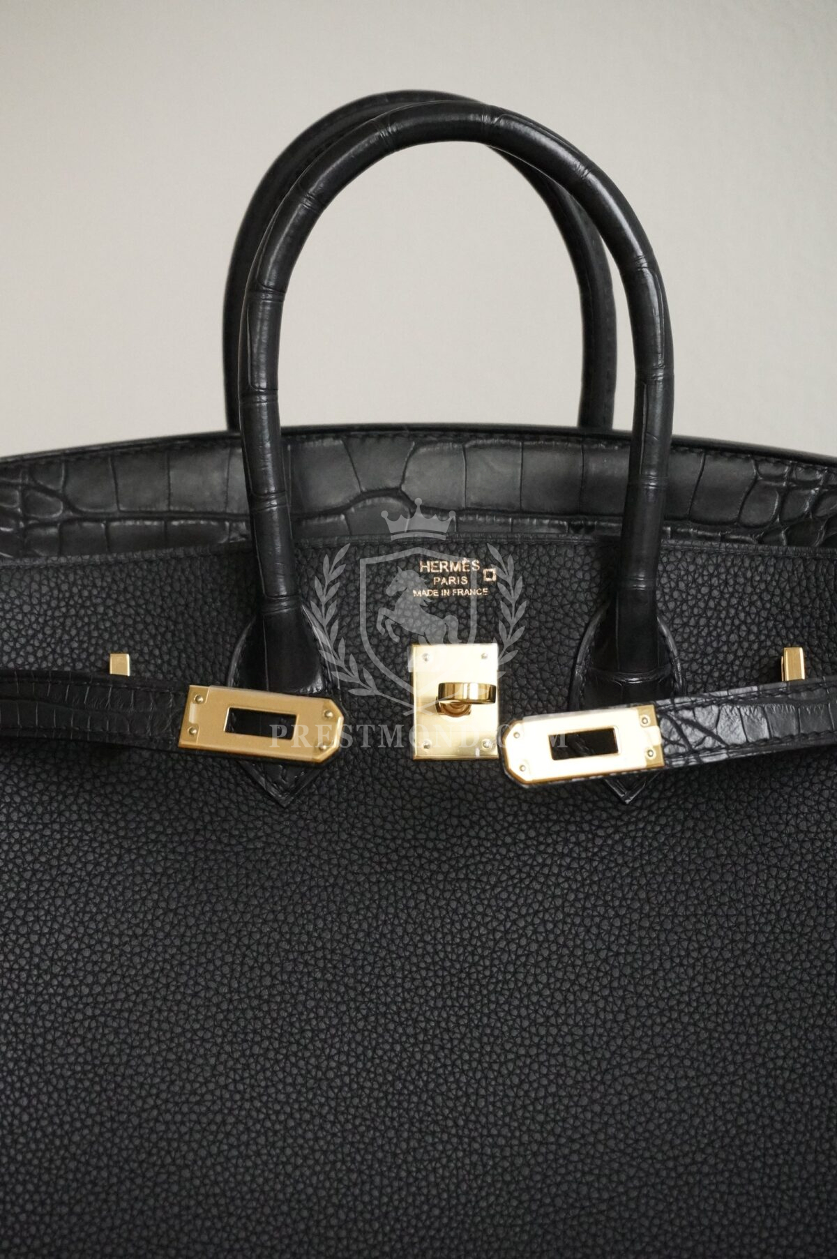 Birkin 25 Croco Epsom Black GHW — изображение 10