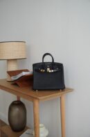 Birkin 25 Croco Epsom Black GHW