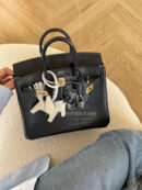 Birkin 25 Blue Sapphire croco Marine GHW