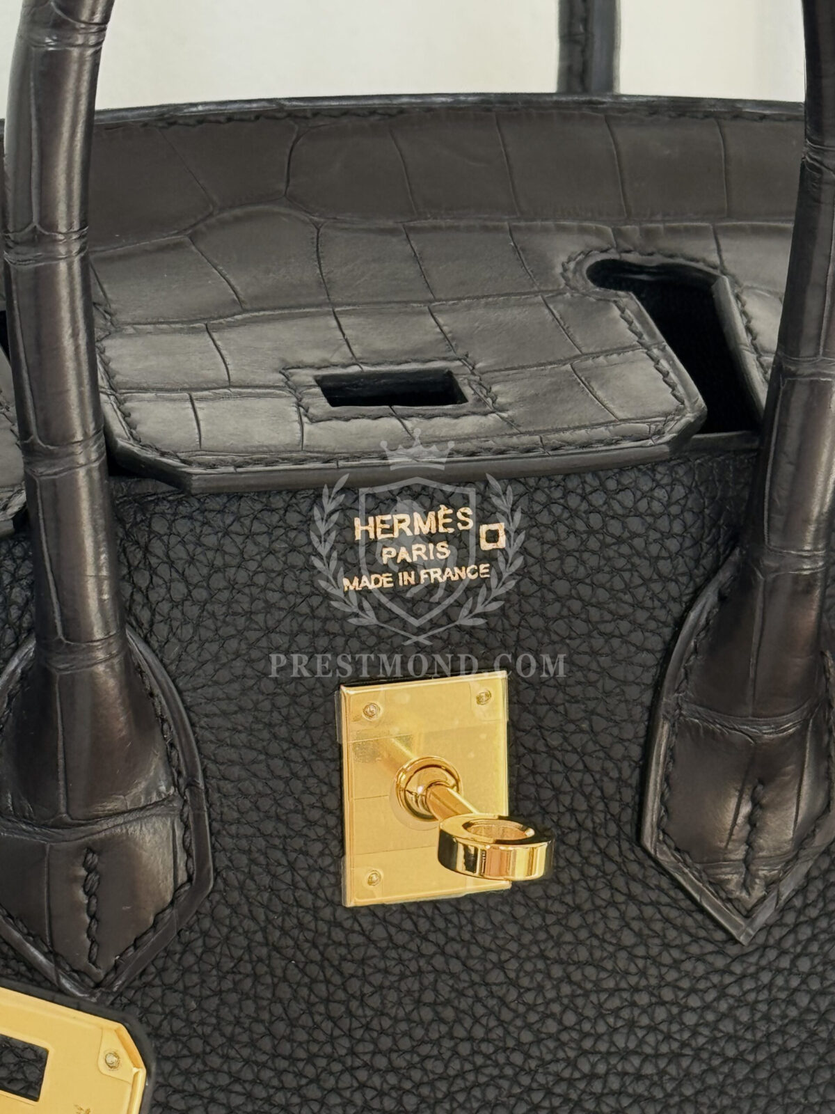 Birkin 25 Croco Epsom Black GHW — изображение 3