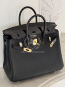 Birkin 25 Croco Epsom Black GHW