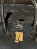 Birkin 25 Croco Epsom Black GHW