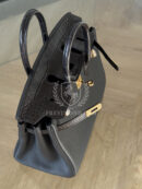Birkin 25 Croco Epsom Black GHW