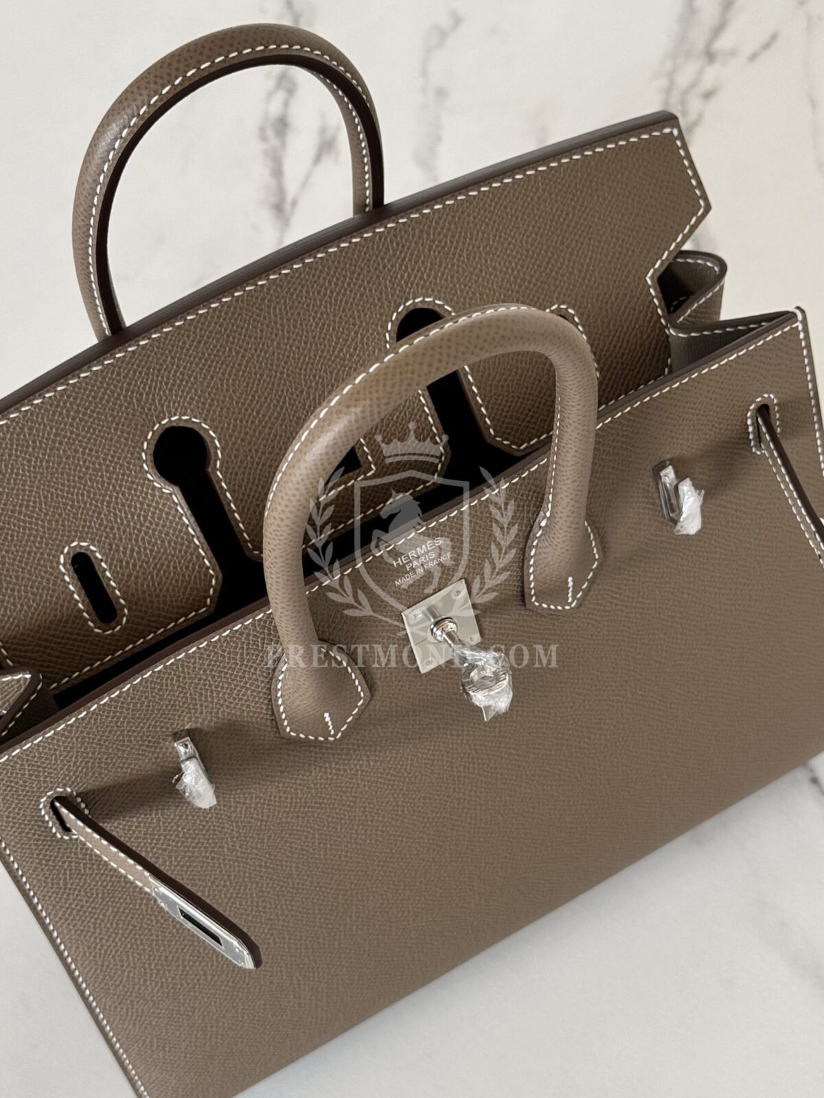 Birkin 25 Epsom Etoupe PHW — изображение 7