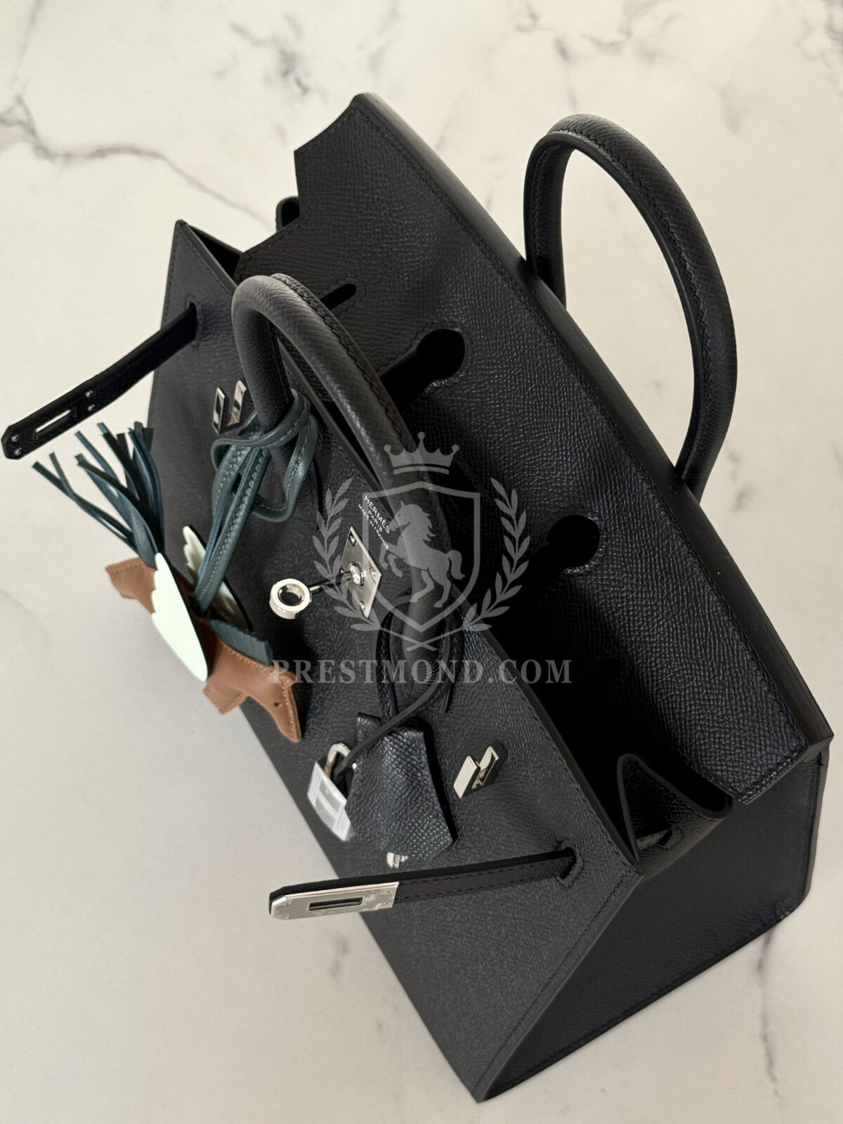 Birkin 25 Togo Black Epson PHW — изображение 11