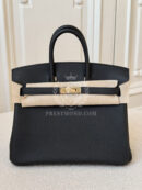 Birkin 25 Togo Black GHW