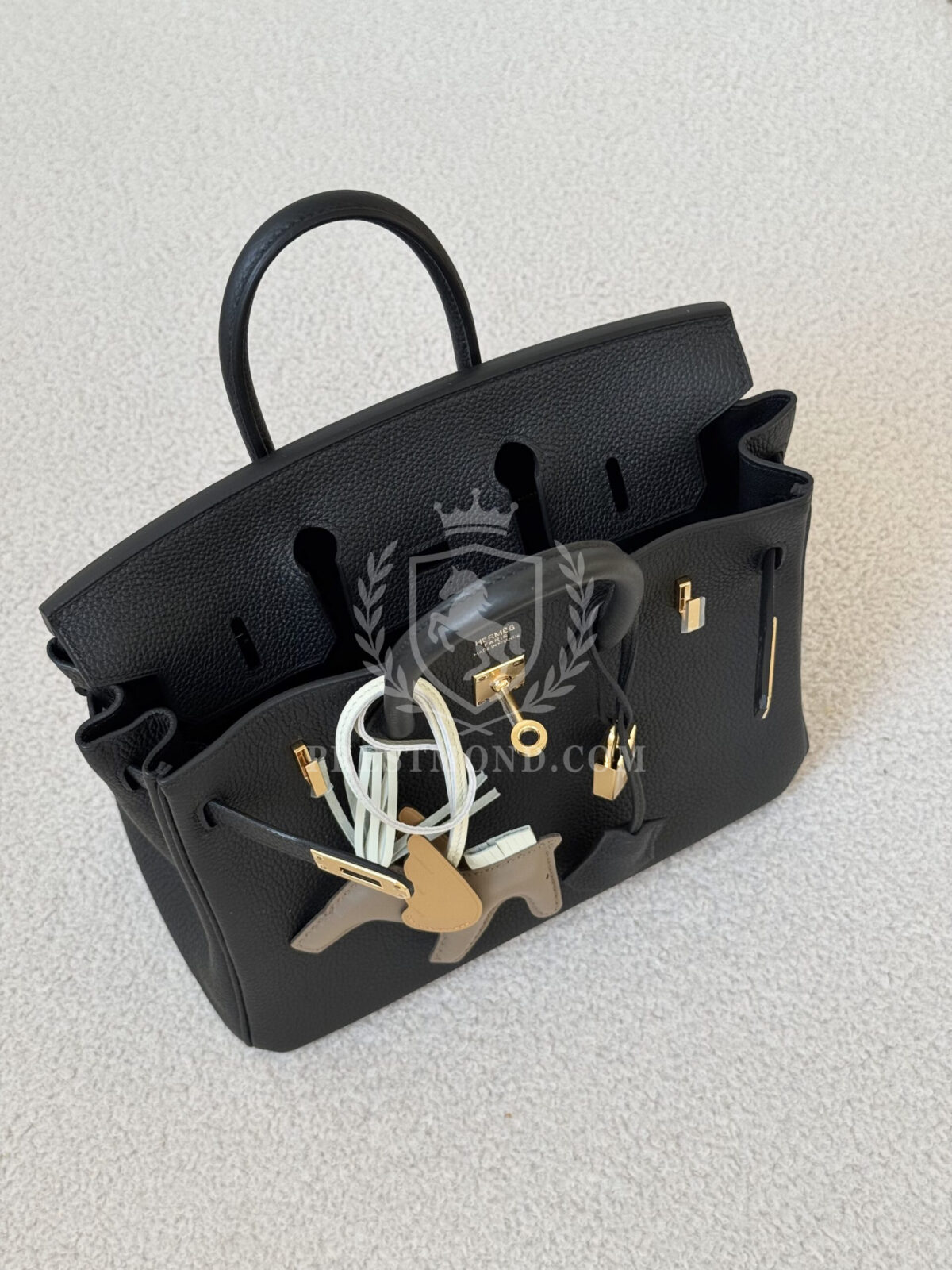 Birkin 25 Togo Black GHW — изображение 10