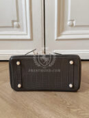 Birkin 30 Crocodile Porosus Graphite Mate GHW