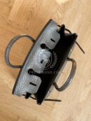 Birkin 30 Crocodile Porosus Graphite Mate GHW