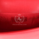 Chanel Old Medium Boy Bag Red Lambskin Aged Ruthenium Hardware
