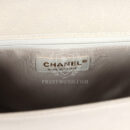Chanel New Medium Boy Bag Grey Caviar Antique Gold Hardware