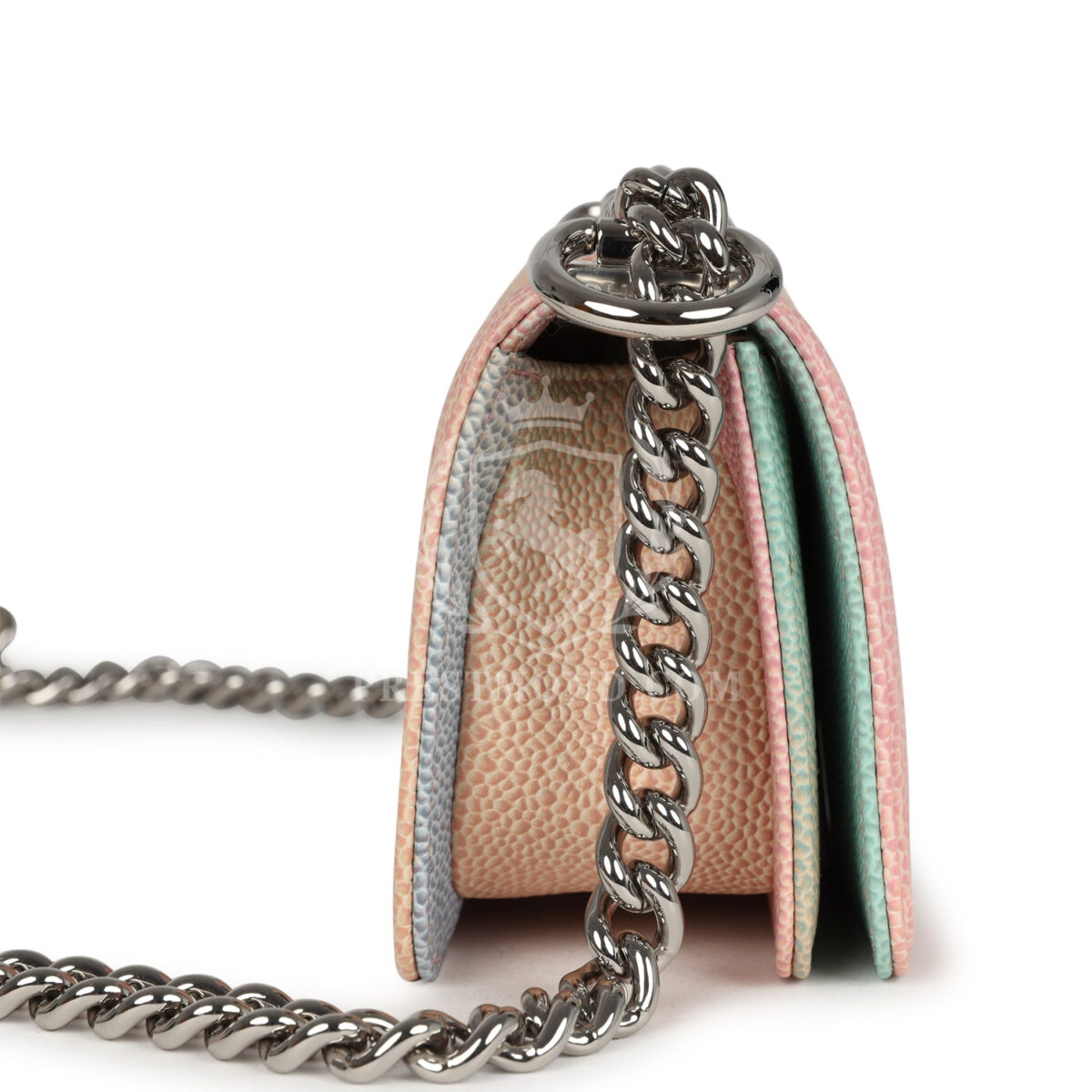 Chanel Mini "Paris-Cuba" Boy Bag Multicolored Caviar Enamel Silver Hardware — изображение 3