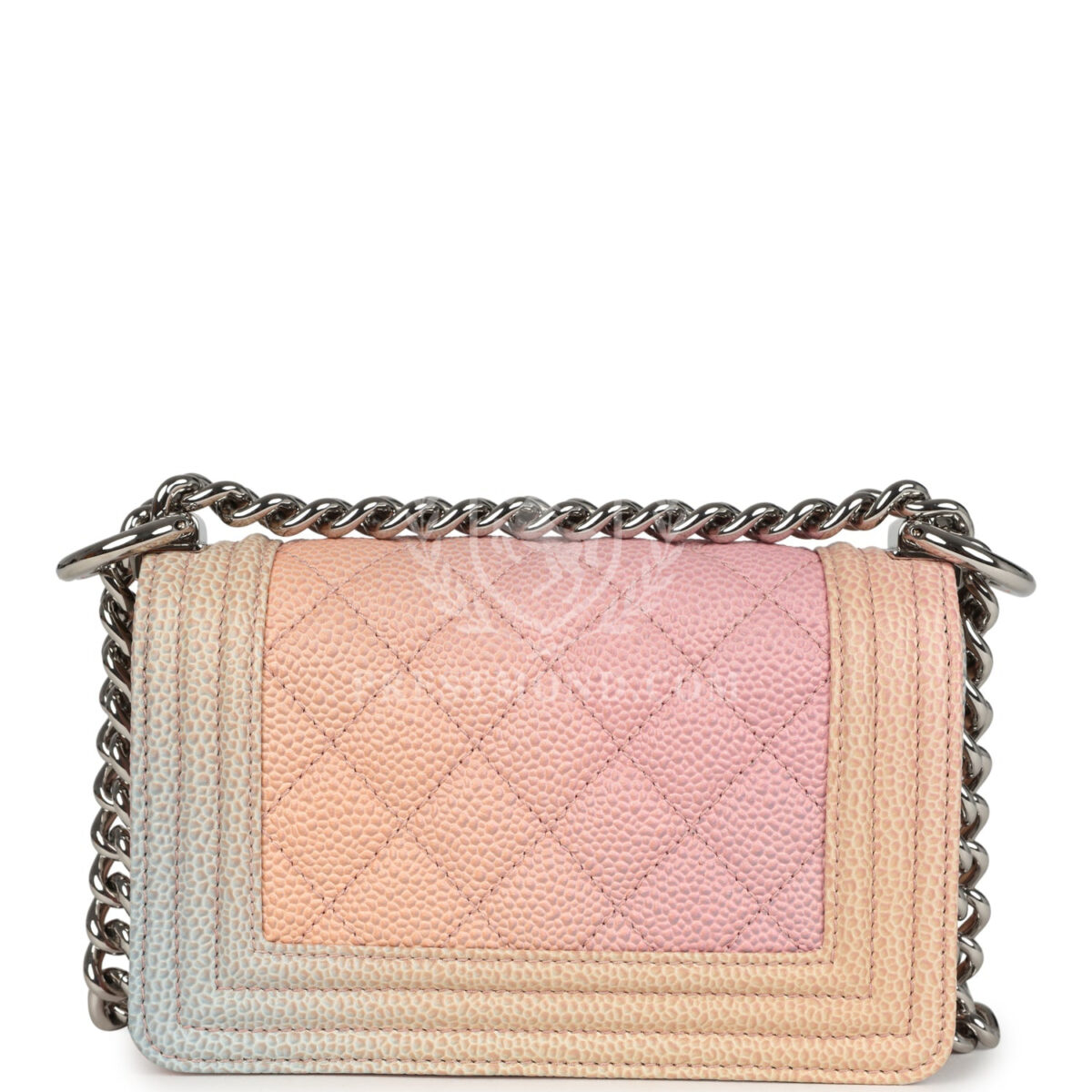 Chanel Mini "Paris-Cuba" Boy Bag Multicolored Caviar Enamel Silver Hardware — изображение 4