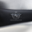 Chanel Medium Chevron Boy Bag Black Lambskin Ruthenium Hardware