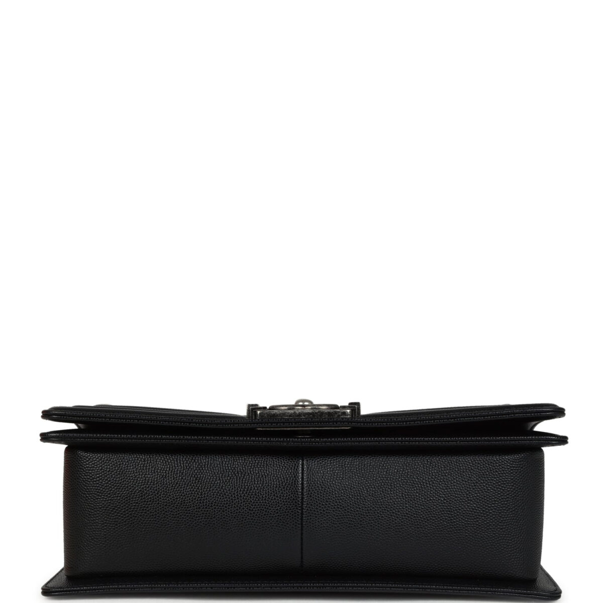 Chanel Medium Boy Bag Black Caviar Aged Ruthenium Hardware — изображение 6