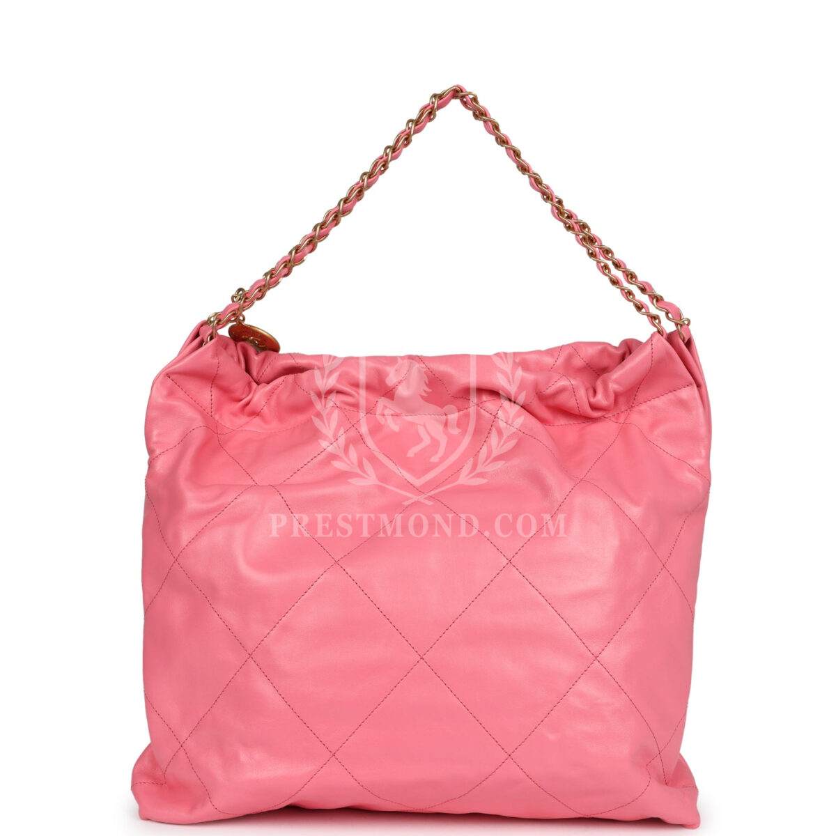 Chanel Small 22 Bag Pink Calfskin Gold Hardware — изображение 5