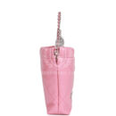 Chanel Mini 22 Bag Pink Calfskin Silver Hardware
