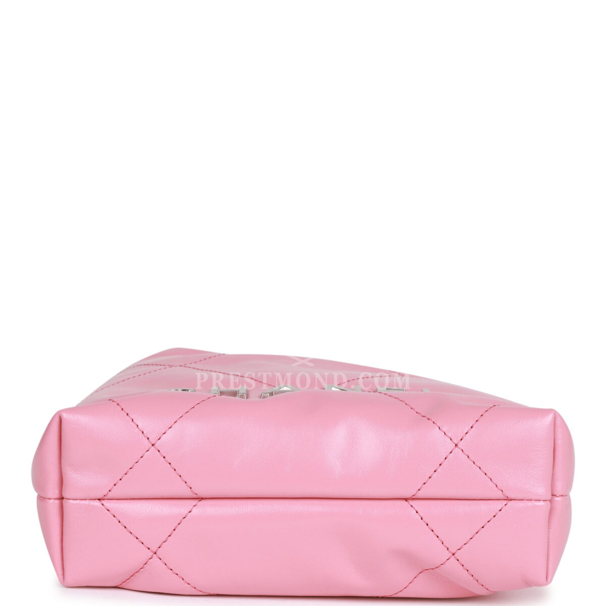 Chanel Mini 22 Bag Pink Calfskin Silver Hardware — изображение 7