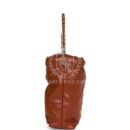 Chanel Mini 22 Bag Brown Calfskin Gold Hardware
