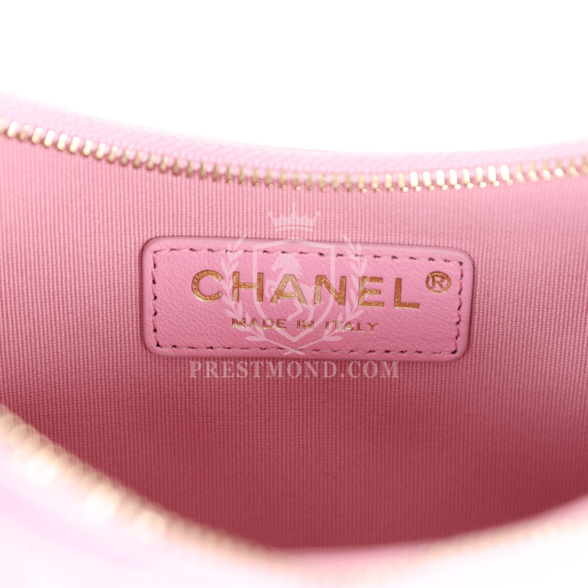 Chanel Small Chain Around Hobo Pink Lambskin Gold Hardware — изображение 12
