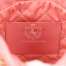 Chanel Mini 22 Bag Pink Shiny Calfskin Lacquered Gold Hardware