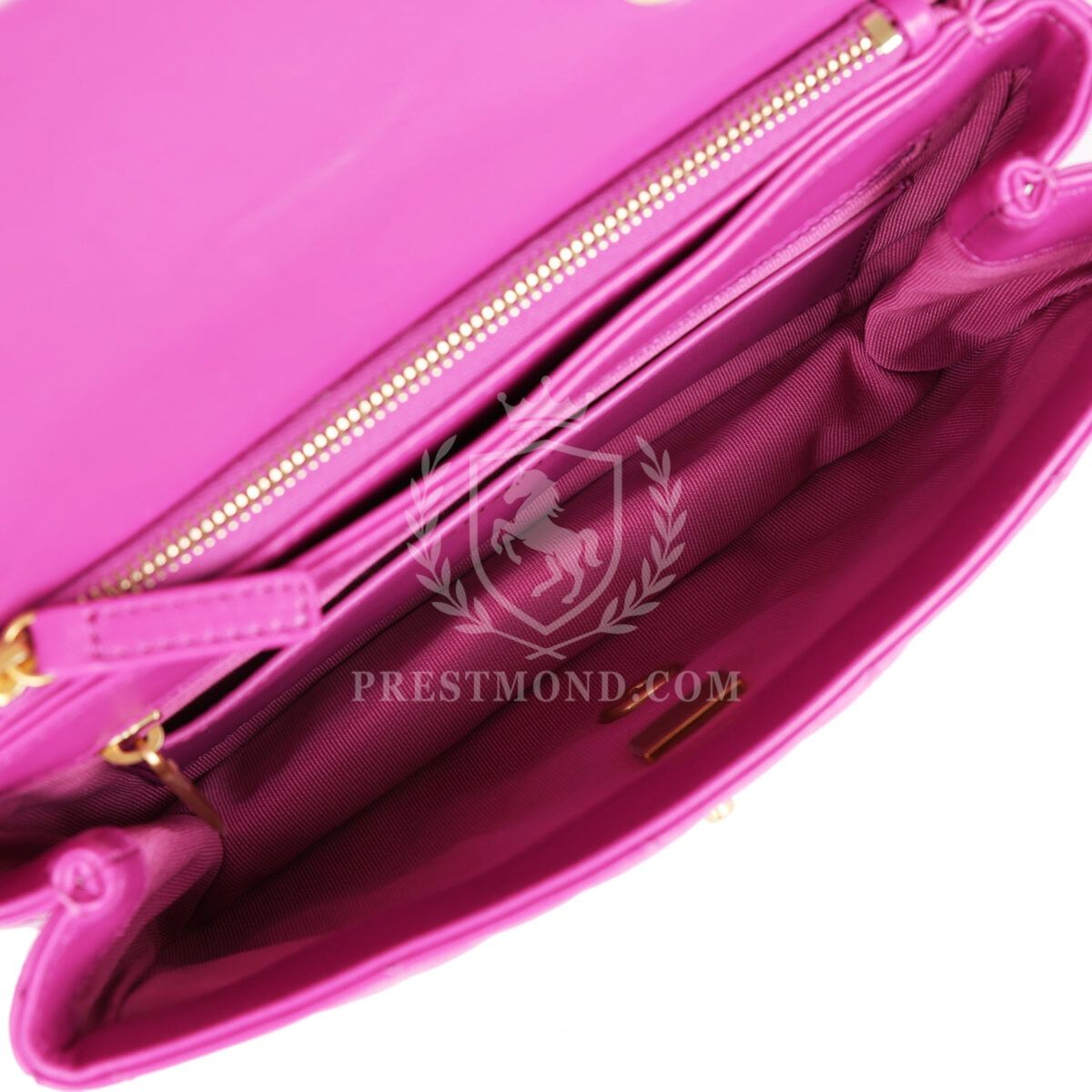 Chanel Small Crush Flap Bag Purple Shiny Aged Calfskin Brushed Gold Hardware — изображение 9