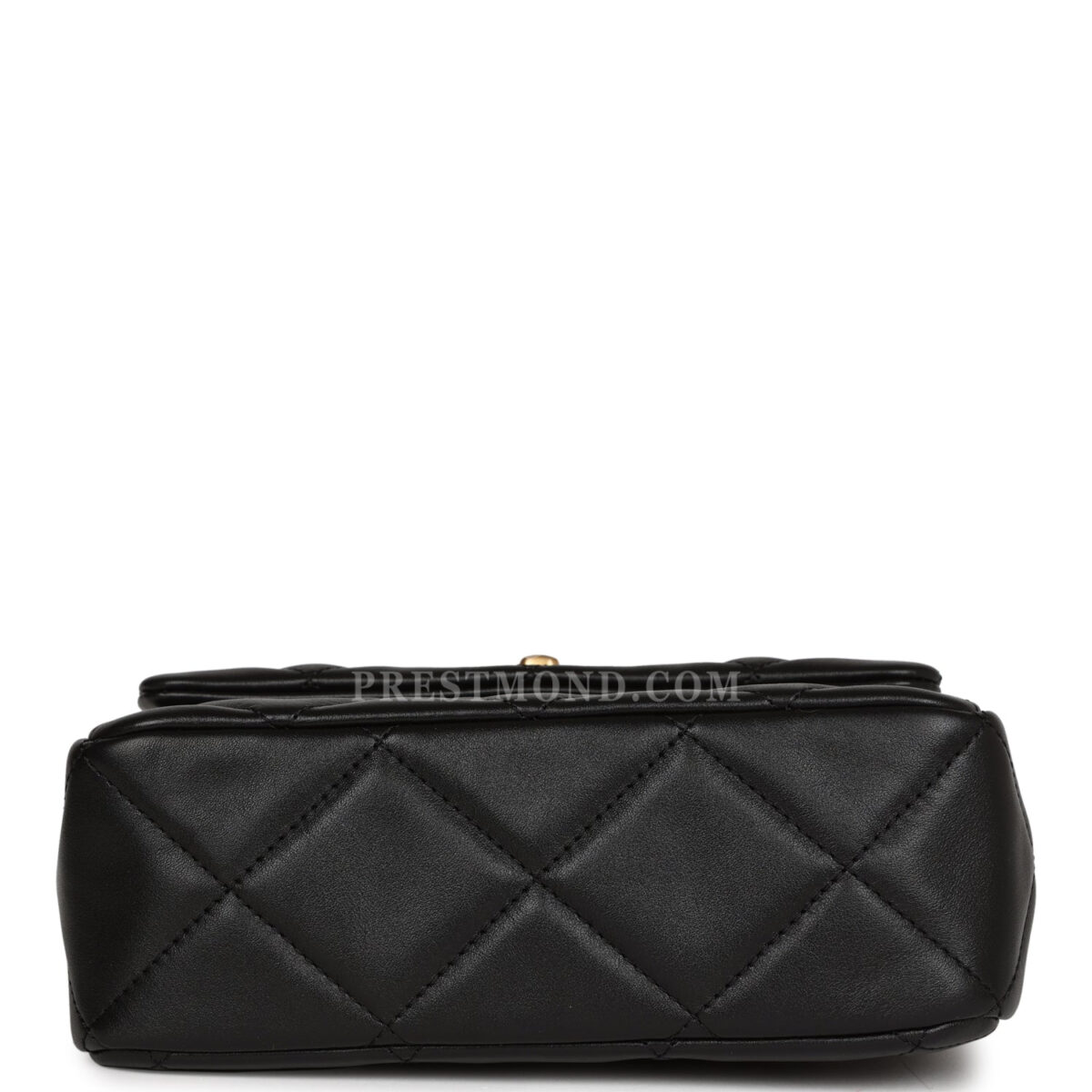Chanel Mini Charms Flap Bag Black Lambskin Brushed Gold Hardware — изображение 6