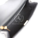Chanel Mini Charms Flap Bag Black Lambskin Brushed Gold Hardware