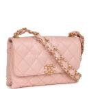 Chanel 19 Mini Flap Light Pink Aged Calfskin Brushed Gold Hardware