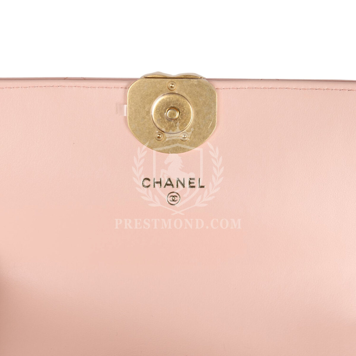 Chanel 19 Mini Flap Light Pink Aged Calfskin Brushed Gold Hardware — изображение 8