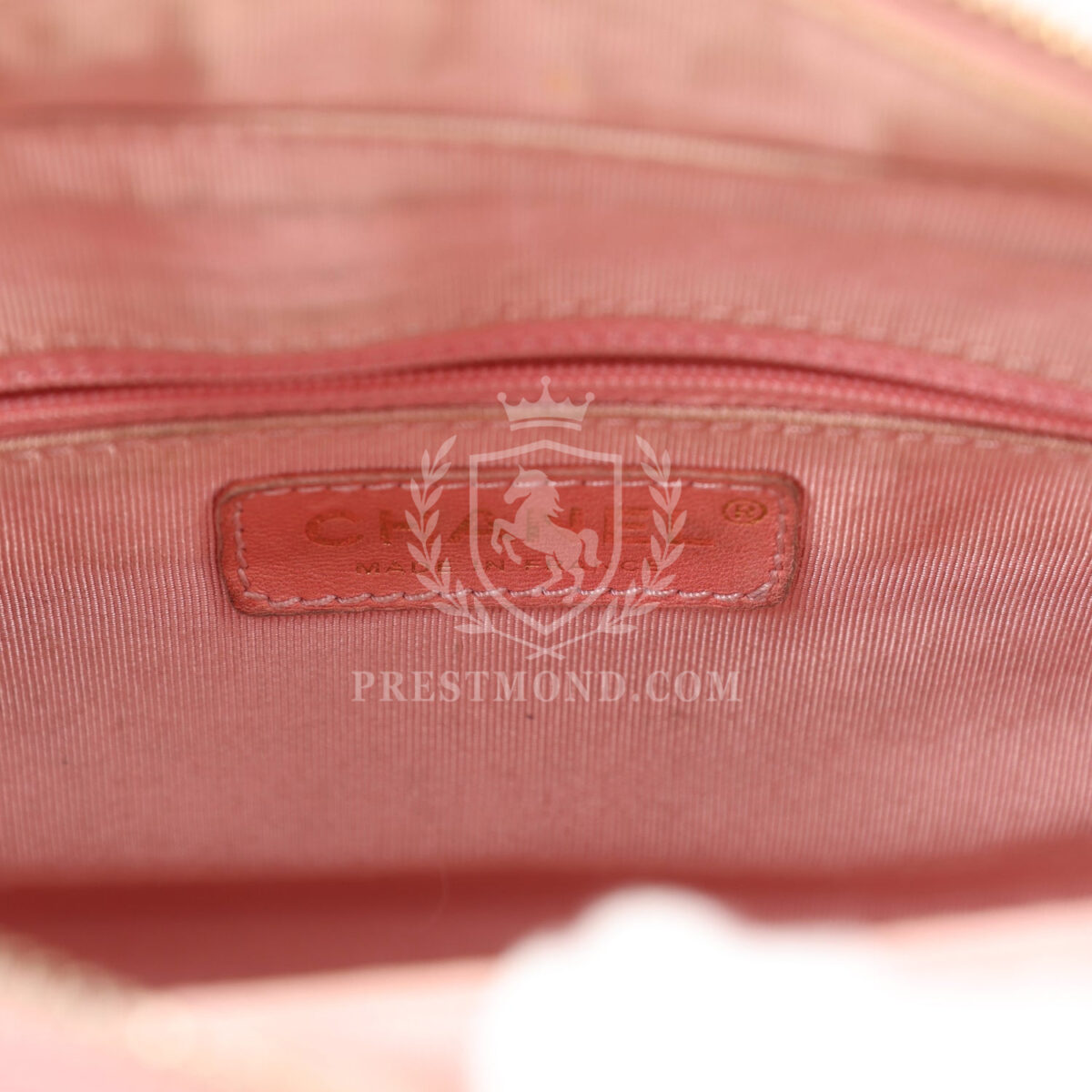 Vintage Chanel Timeless Shoulder Bag Pink Caviar Gold Hardware — изображение 9