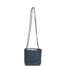 Chanel Mini 22 Bag Blue Grained Calfskin Gold Hardware