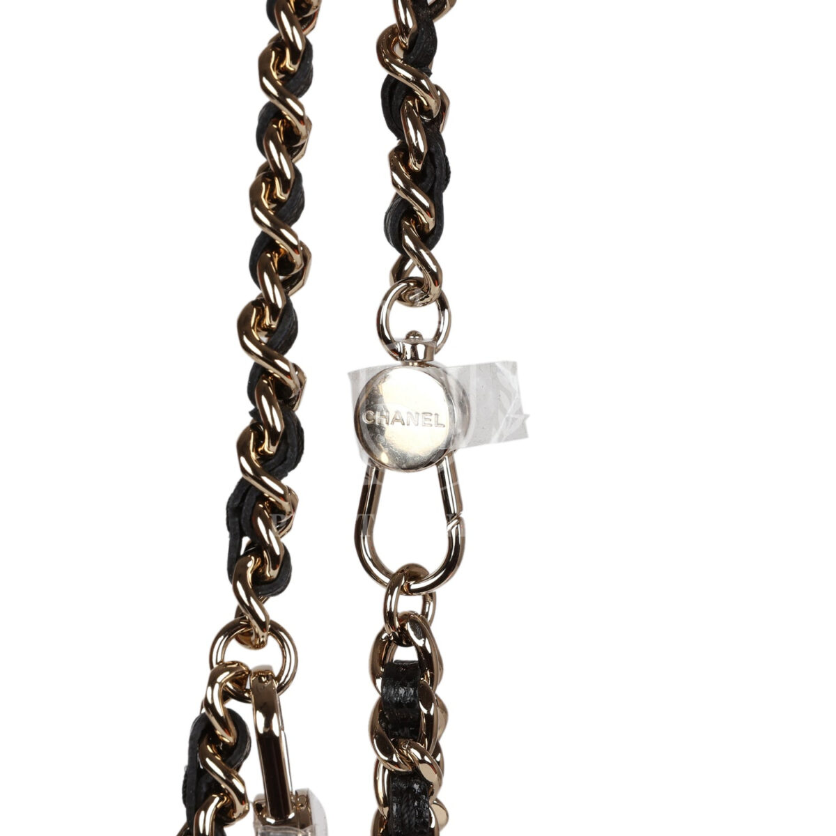 Chanel Mini Phone Holder Backpack Black Caviar Light Gold Hardware — изображение 9