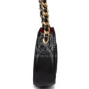 Chanel 19 Hobo Chain Bag Black Calfskin Mixed Metal Hardware