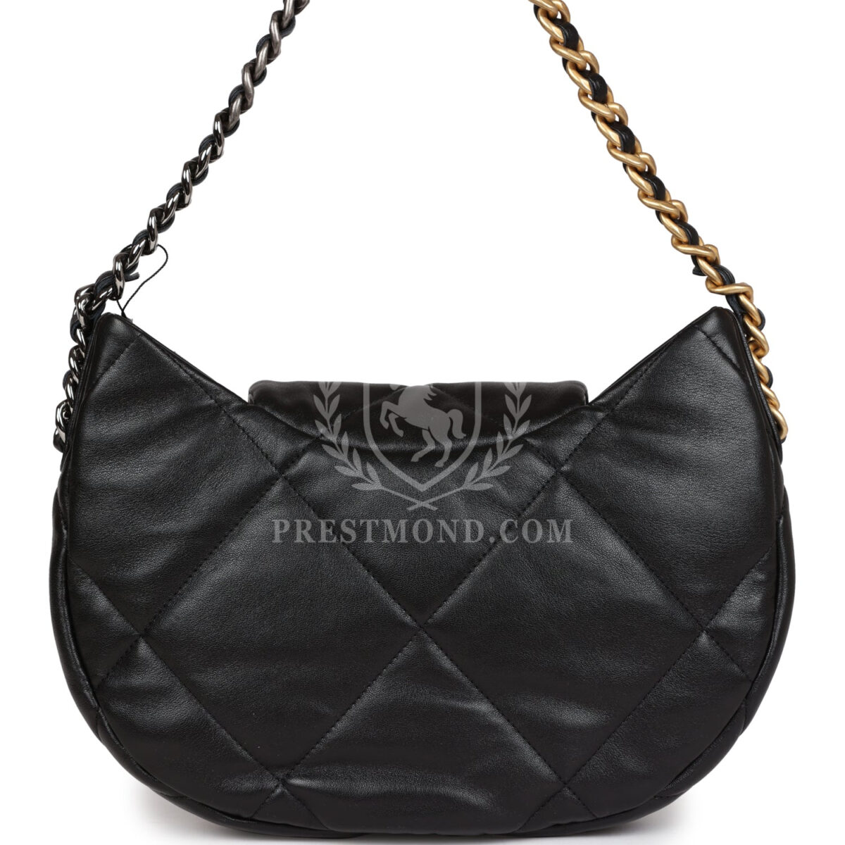 Chanel 19 Hobo Bag Black Lambskin Mixed Metal Hardware — изображение 4