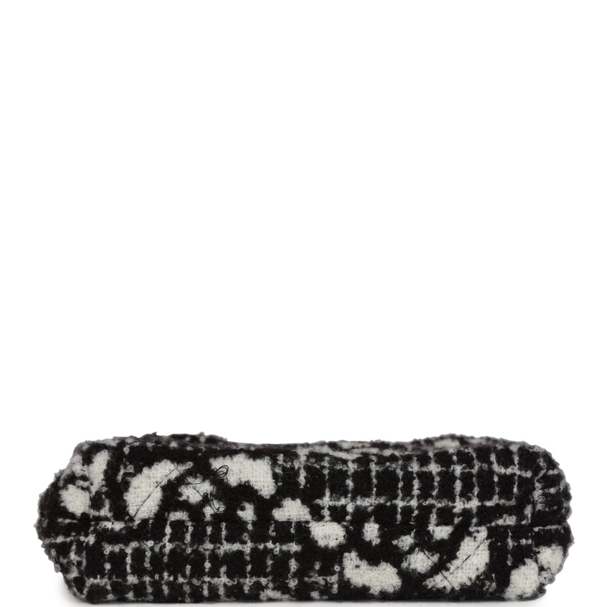 Chanel Mini 22 Bag Black and White Floral Tweed Gold Hardware — изображение 7