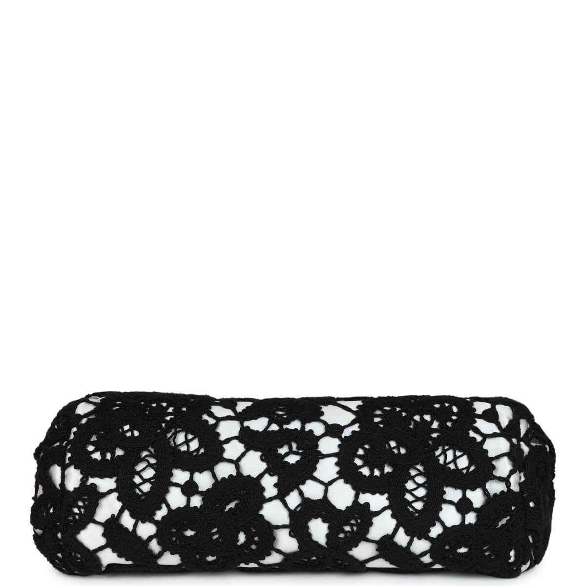 Chanel Clutch Black and White Floral Lace Gold Hardware — изображение 6