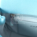 Chanel Small Flap Bag Blue Ombre Caviar Lacquered Metal Hardware
