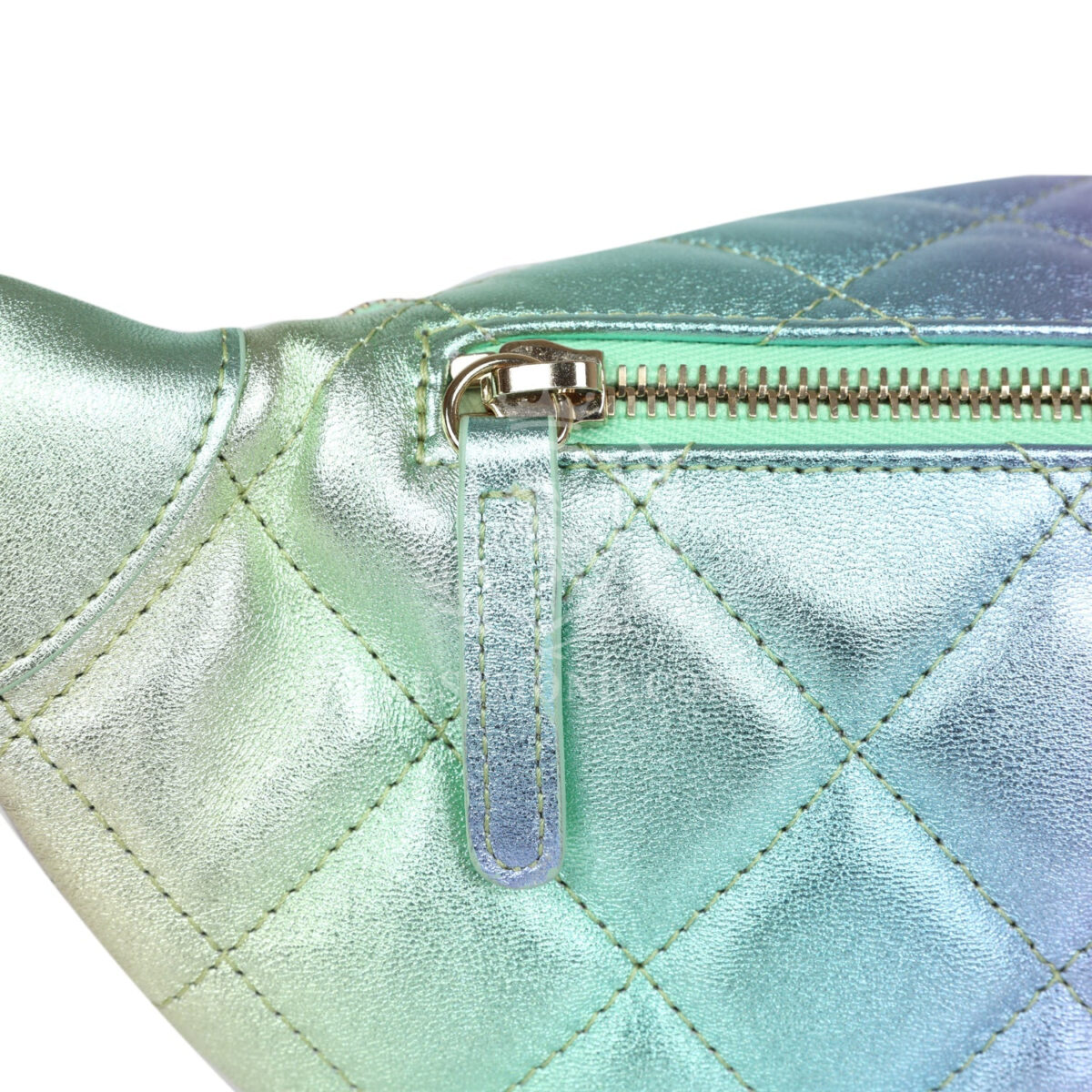 Chanel Belt Bag Rainbow Metallic Lambskin Light Gold Hardware — изображение 6