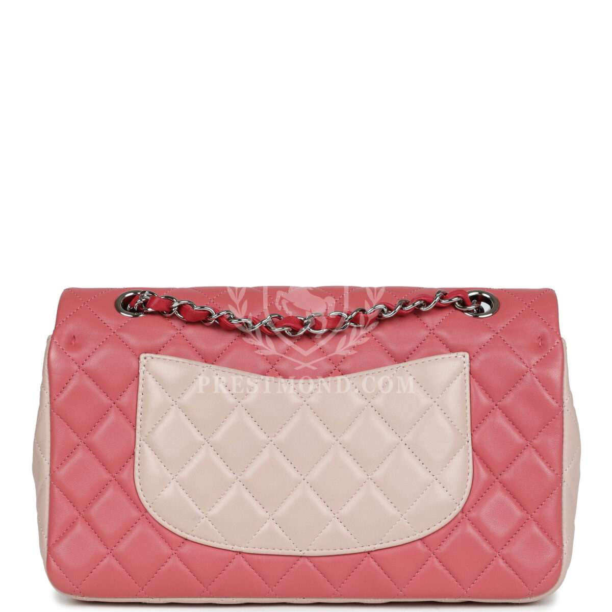 Chanel Medium Valentine Single Flap Bag Tricolored Lambskin Silver Hardware — изображение 5