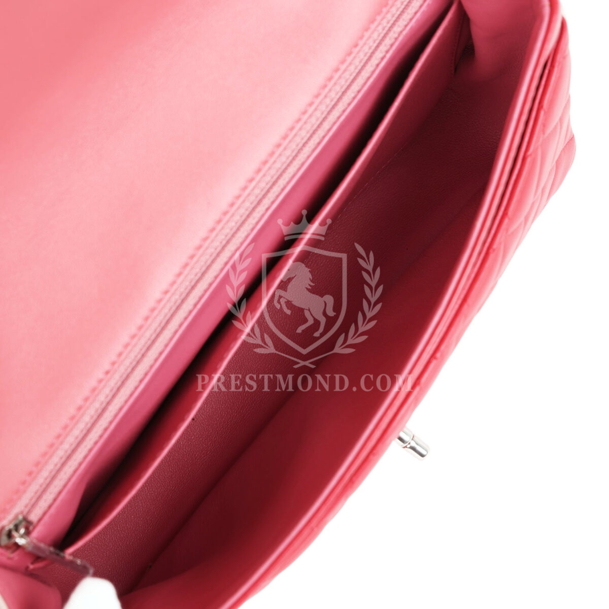 Chanel Medium Valentine Single Flap Bag Tricolored Lambskin Silver Hardware — изображение 9