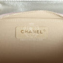 Chanel Mini Flap Bag Pink and Silver Metallic Lambskin Light Gold Hardware