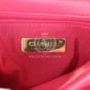 Chanel Medium 19 Flap Dark Pink Lambskin Mixed Metal Hardware