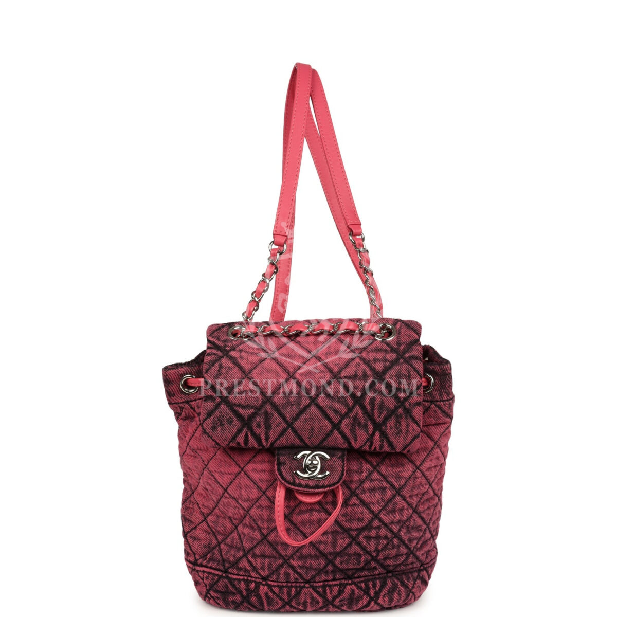 Chanel Denimpression Urban Spirit Backpack Pink Washed Denim Silver Hardware — изображение 7