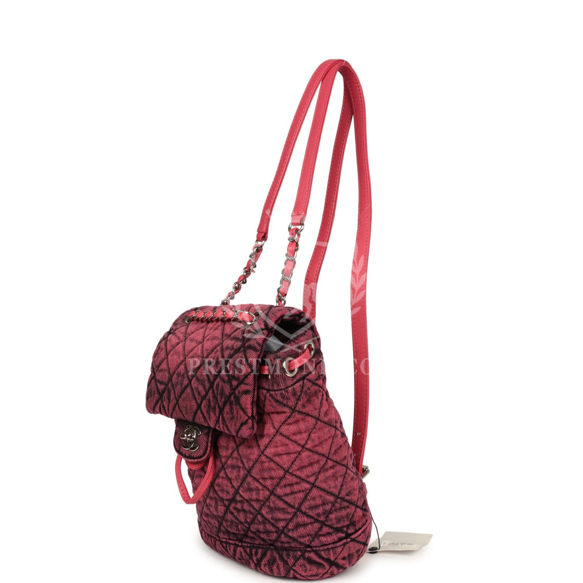 Chanel Denimpression Urban Spirit Backpack Pink Washed Denim Silver Hardware — изображение 8