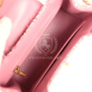 Chanel Small Kelly Shopper Pink Tweed Brushed Gold Hardware