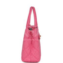 Chanel Small Kelly Shopper Dark Pink Jersey Brushed Gold Hardware