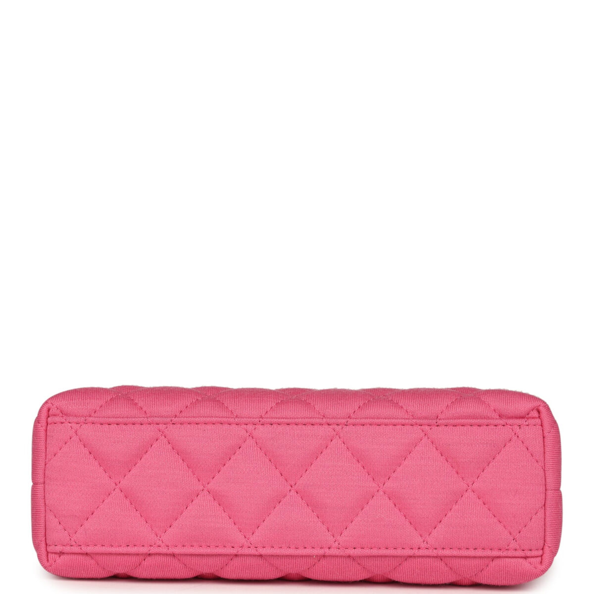 Chanel Small Kelly Shopper Dark Pink Jersey Brushed Gold Hardware — изображение 6