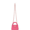 Chanel Small Kelly Shopper Dark Pink Jersey Brushed Gold Hardware