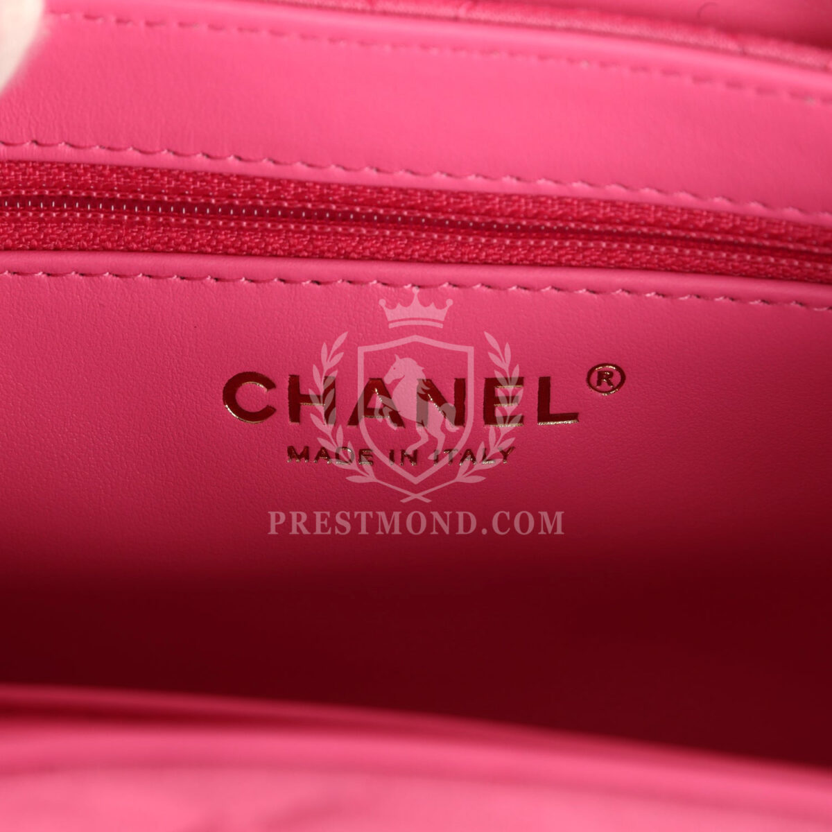 Chanel Small Kelly Shopper Dark Pink Jersey Brushed Gold Hardware — изображение 9